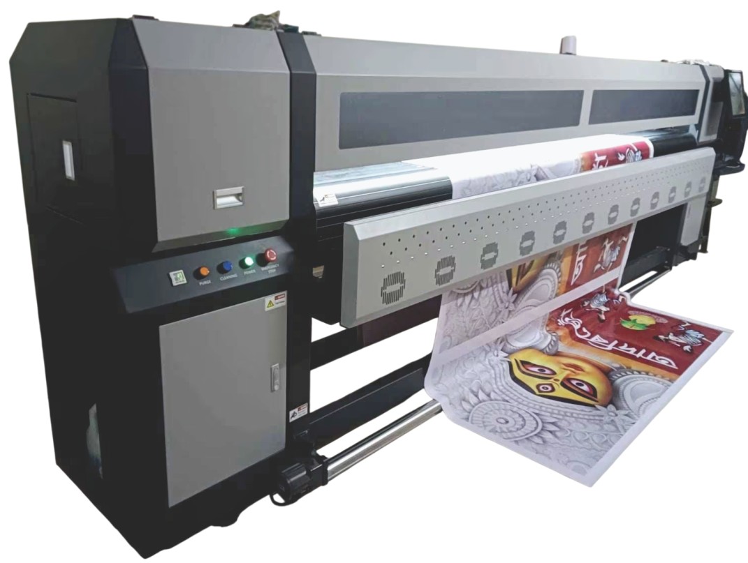 Imaging Publicity large-format printing machine in production